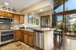 Kitchen - three bedroom residence at the Antlers Vail CO
